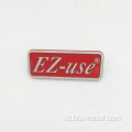 Logo Merek Nameplate Logam Kustom